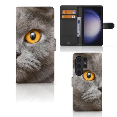 Telefoonhoesje | Met pasjeshouder | Samsung Galaxy S24 Ultra Britse Korthaar