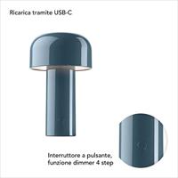 Flos Bellhop Battery Tafellamp - Blauw - thumbnail