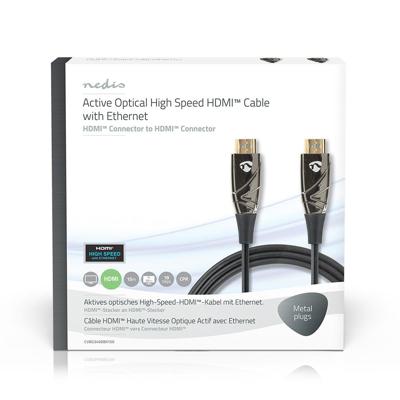 Nedis Actieve Optische High Speed HDMI-Kabel met Ethernet | 15 m | 1 stuks - CVBG3400BK150 CVBG3400BK150 - thumbnail