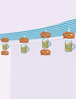 Plafonddecoratie Slinger Oktoberfest (245cm) - thumbnail