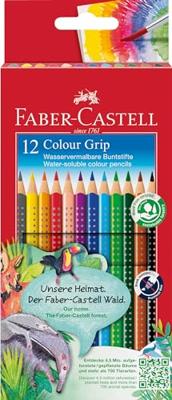 Faber Castell FC-112412 Kleurpotlood Faber-Castell GRIP Kartonnen Etui A 12 Stuks Faber Castell FC-112412 Kleurpotlood Faber-Castell GRIP Kartonnen Etui A 12 Stuks
