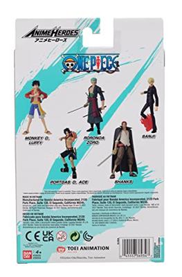 Bandai - Anime Heroes - One Piece - Portgas D. Ace Figuur 17 cm - 36934