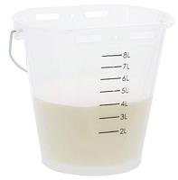 Kalveremmer wit transparant 2-zijdig plat - thumbnail