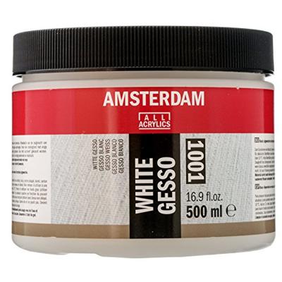 Amsterdam witte gesso, fles van 500 ml Amsterdam witte gesso, fles van 500 ml