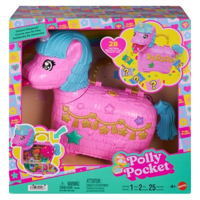 Polly Pocket-De eenhoorns krijgen een feestdoos met 2 minifiguren HYD96