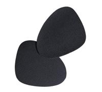 Cookinglife Onderzetters - Vegan leer - Zwart - Organic - 13 x 11 cm - 6 stuks - thumbnail