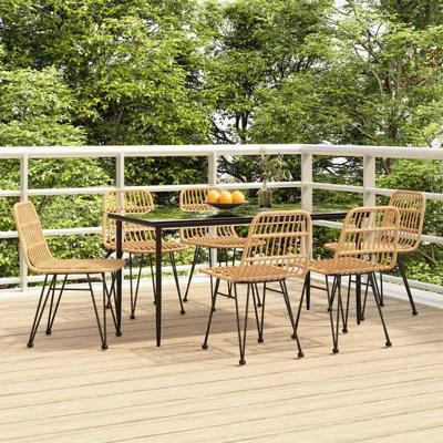 7-delige Tuinset poly rattan