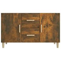 Dressoir 100x36x60 cm bewerkt hout gerookt eikenkleurig - thumbnail