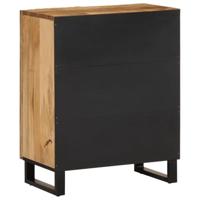 Dressoir 60x34x75 cm massief ruw mangohout - thumbnail