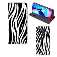 Motorola Moto G9 Play Hoesje maken Zebra - thumbnail