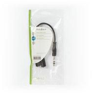 Nedis Stereokabel 6,35 mm male naar 2x female 20 cm - thumbnail