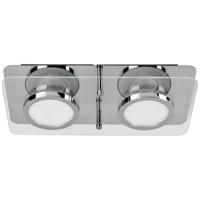LightMe Chromia LM85621 LED-wandlamp GU10 10 W LED Chroom - thumbnail