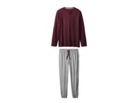 esmara Men Heren pyjama (Rood/grijs, L) - thumbnail