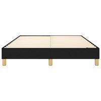 Bedframe zonder matras stof zwart 140x190 cm - thumbnail