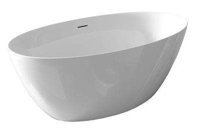 Vrijstaand Ligbad BWS by Riho Noma 170x82 cm Glans Wit