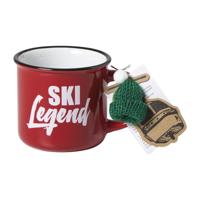 Mok ski legend - rood - thumbnail