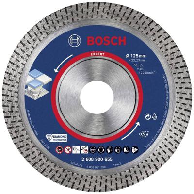Bosch Accessoires EXPERT HardCeramic diamantdoorslijpschijf 125 x 22 |23 x 1 |4 x 10 mm - 2608900655 Bosch Accessoires EXPERT HardCeramic diamantdoorslijpschijf 125 x 22 |23 x 1 |4 x 10 mm - 2608900655