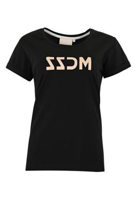 Maicazz Palma - Tshirt Fa25.75.024 T-shirt Korte Mouw Black -gold