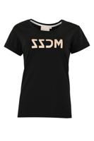 Maicazz Palma - Tshirt Fa25.75.024 T-shirt Korte Mouw Black -gold - thumbnail
