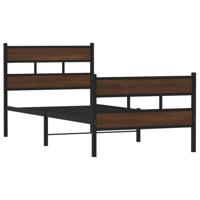 Bedframe met hoofdbord en voetbord zonder matras 75x190 cm - thumbnail