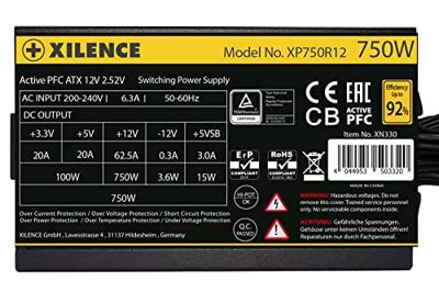 Xilence XN330 PC-netvoeding 750 W ATX 80 Plus Gold