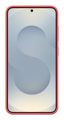 Samsung Galaxy S25 Silicone Case Telefoonhoesje Rood Samsung Galaxy S25 Silicone Case Telefoonhoesje Rood