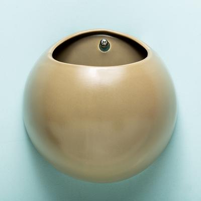 Bloempot Globe 14,5x 14x 9,8 cm - warm grijs