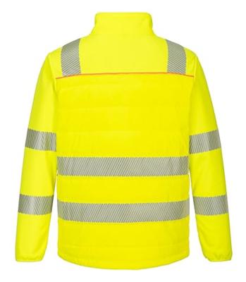 Reflecterende hybride werkjas - geel - L