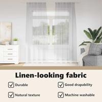 VidaXL Voile gordijn 2 pcs lichtgrijs 225 x 140 cm polyester - thumbnail