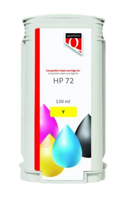 Inktcartridge quantore hp 72 c9373a geel | 12 stuks