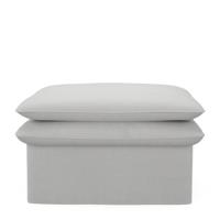 Rivièra Maison Hocker 'Continental' 105 x 90cm, Washed Cotton, kleur Ash Grey - thumbnail