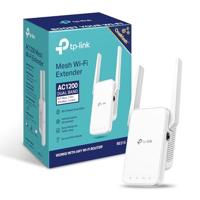 TP-Link AC1200 Mesh Wi-Fi Range Extender, Dual band Broadband/Wi-Fi Extender, Wi-Fi Booster/Hotspot with 1 Ethernet Port, Plug and Play, Smart signal indicator, Build-in AP mode, UK Plug, White(RE315) - thumbnail