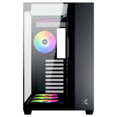 Xigmatek AQUA V Midi-tower PC-behuizing Zwart