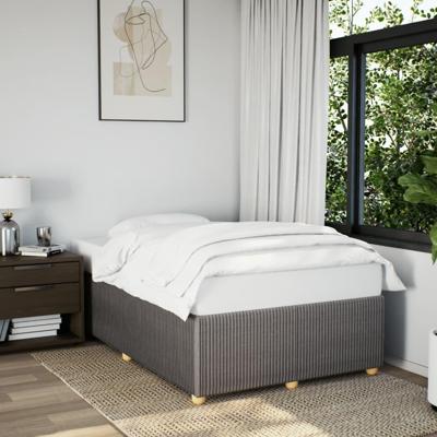 Bedframe zonder matras 120x190 cm stof taupe Bedframe zonder matras 120x190 cm stof taupe