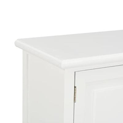 Tv-meubel 90x30x40 cm hout wit - thumbnail