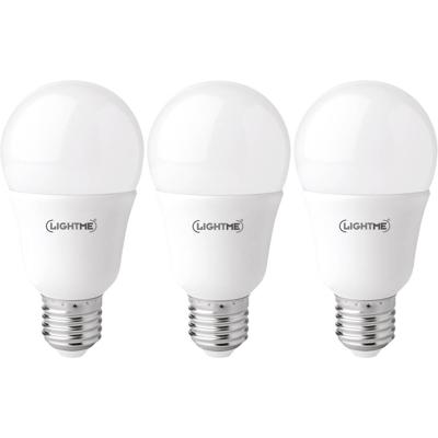 LightMe LM85918 LED-lamp Energielabel F (A - G) E27 Peer 11 W = 75 W Warmwit (Ø x l) 60 mm x 117 mm 3 stuk(s)