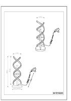 Trio Design vloerlampSequence zwart met goud - 541810208 - thumbnail