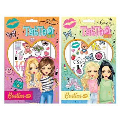 Besties tattoo set