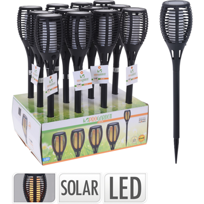 Soellaart Solar Flame Led Fakkel Zwart