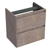Onderkast Forzalaqua Reno 59.5x39.5x60 cm 2 La Softclose Eiken Silver Grey Forzalaqua - thumbnail
