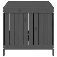 Tuinbox 147x68x64 cm massief grenenhout grijs - thumbnail
