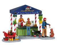 Santa Claws en Paws Set Of 3 Kersthuisje LEMAX - Lemax - thumbnail