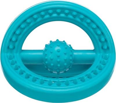 TRIXIE NATUURRUBBER TREKSPEELTJE MET GRIP ASSORTI 14X14X14 CM 2 ST