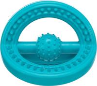 TRIXIE NATUURRUBBER TREKSPEELTJE MET GRIP ASSORTI 14X14X14 CM 2 ST - thumbnail