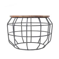 LABEL51 bijzettafel 'Pixel' 50 cm, kleur Grijs - thumbnail