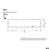 SLV PANEL 1001506 Plafondlamp Wit - thumbnail