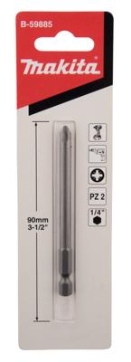 Makita Accessoires Schroefbit PZ2x90mm - B-59885 - B-59885
