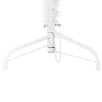 VidaXL Kunstkerstboom half met standaard smal 240 cm wit - thumbnail