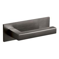 Olivari Deurklink ABC op horizontaal schild antractiet mat titaan PVD - thumbnail