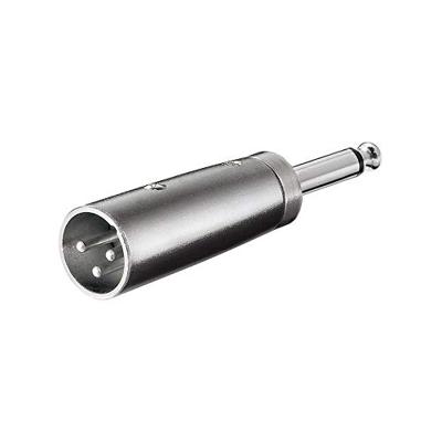 goobay XLR Adapter, AUX jack 6.35mm mono male naar XLR male